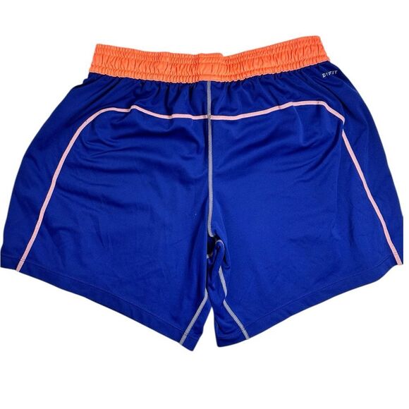 EUC Nike Women’s Dri Dit Blue Orange Athletic Shorts Running Workout - Size M - Picture 6 of 7